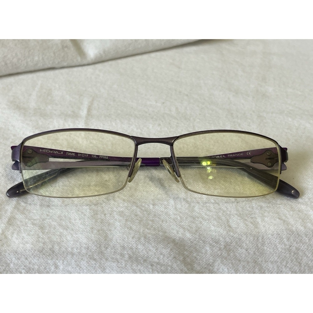 KOALI MOREL FRANCE Eyeglasses Frame 7352k 51-17-135 Plum Purple PP052